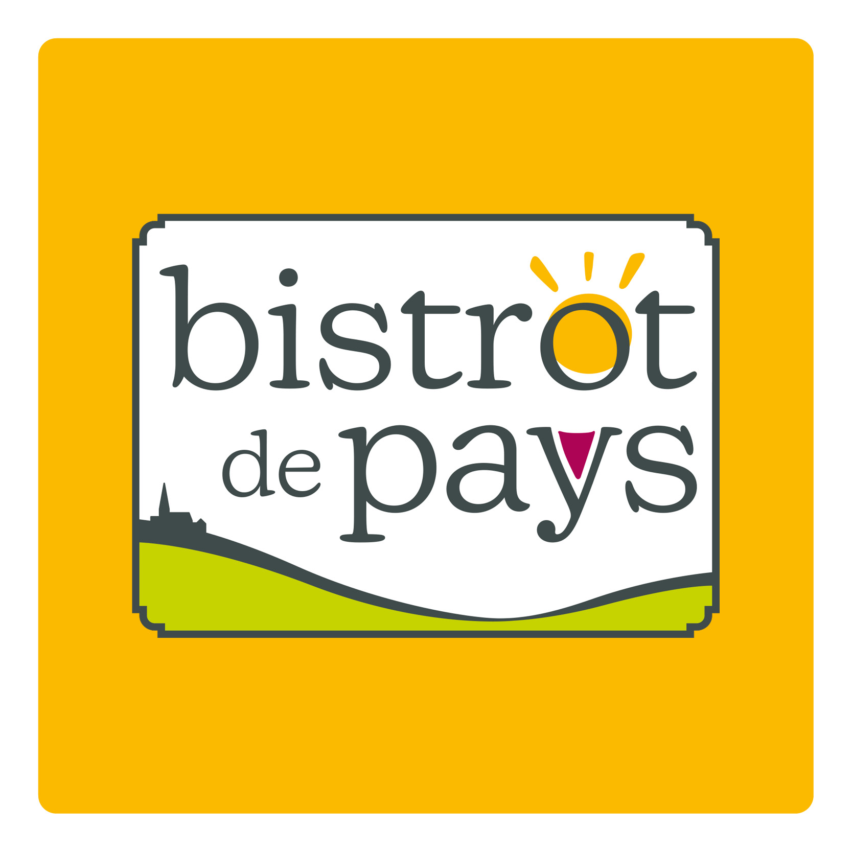 Une enseigne Bistrot de Pays